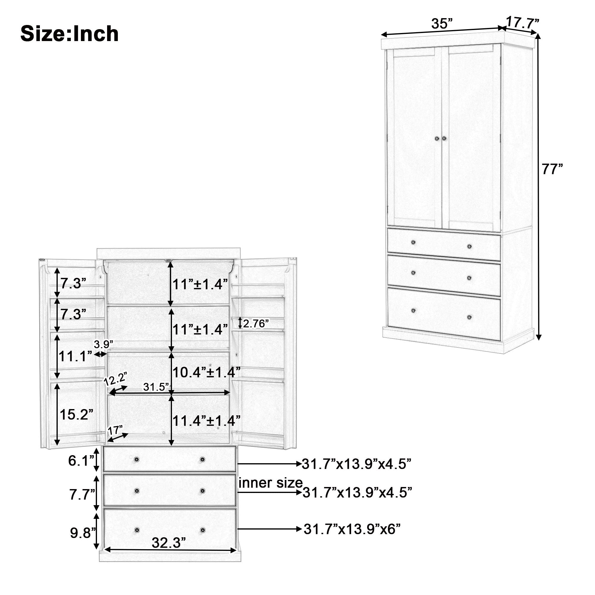 Farmhouse Kitchen Pantry with Flexible Storage