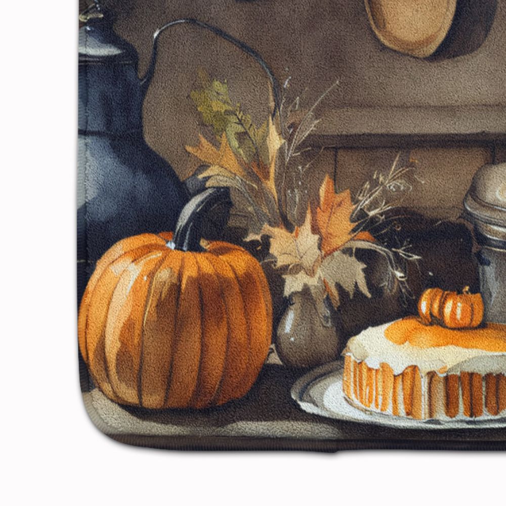 Australian Shepherd Fall Pumpkin Memory Foam Mat