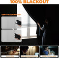 Autohesion No-Drill Blackout Curtains