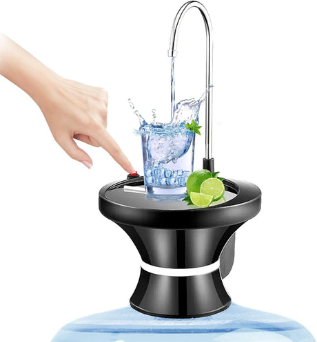 USB Rechargeable Water Dispenser Pump with Gravity Switch for 1-5 Gallon Jugs