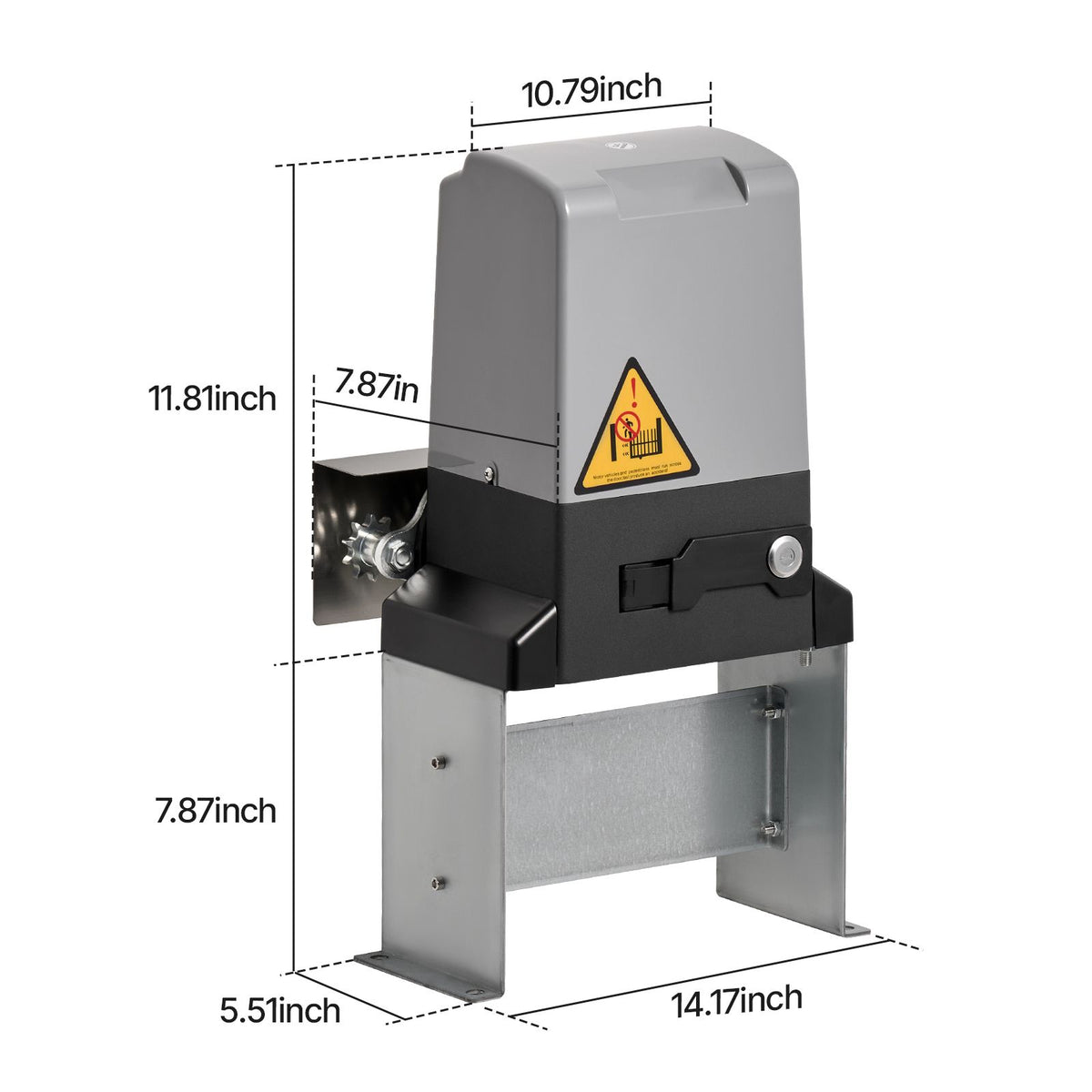 VEVOR Automatic Sliding Gate Opener with Remote Controls