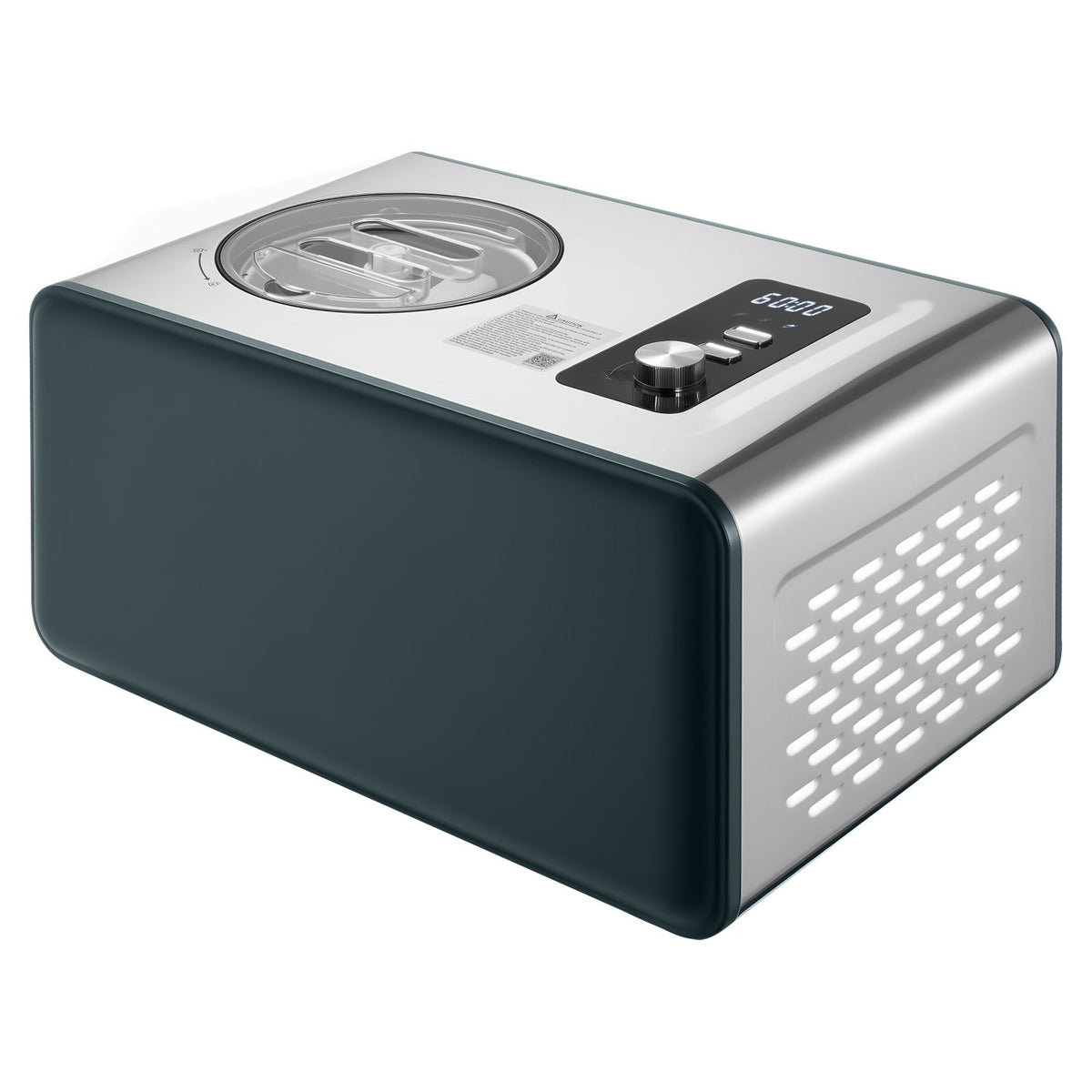 Compressor Ice Cream Maker with Three One-Touch Modes