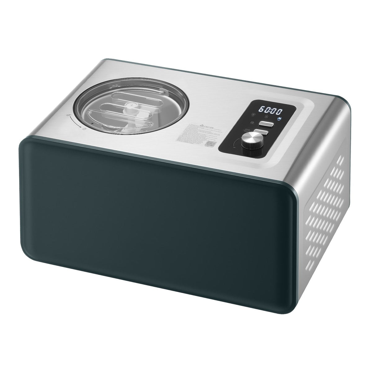 Compressor Ice Cream Maker with Three One-Touch Modes