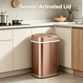 Touch-Free Automatic Sensor Trash Can for Indoor Spaces