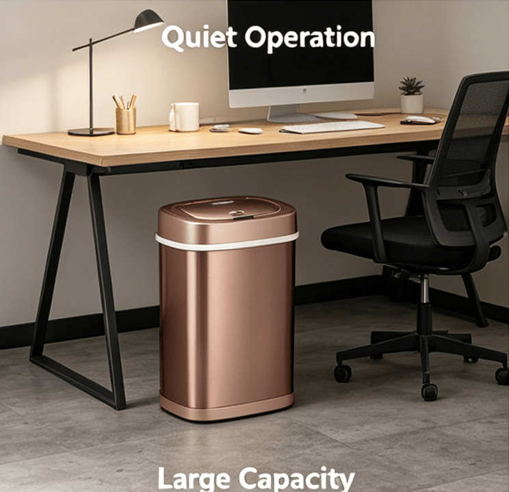 Touch-Free Automatic Sensor Trash Can for Indoor Spaces
