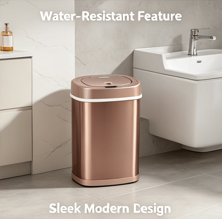 Touch-Free Automatic Sensor Trash Can for Indoor Spaces