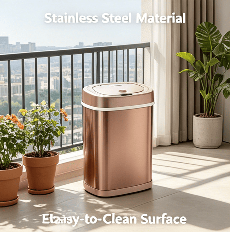 Touch-Free Automatic Sensor Trash Can for Indoor Spaces