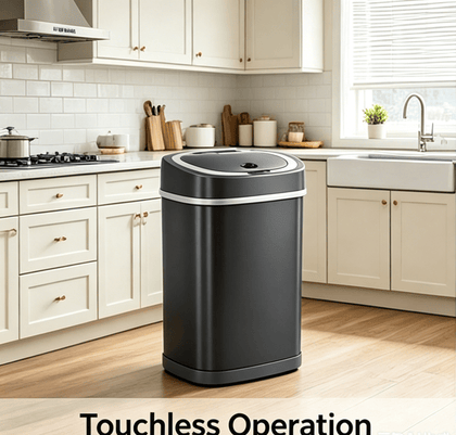 Touch-Free Automatic Sensor Trash Can for Indoor Spaces