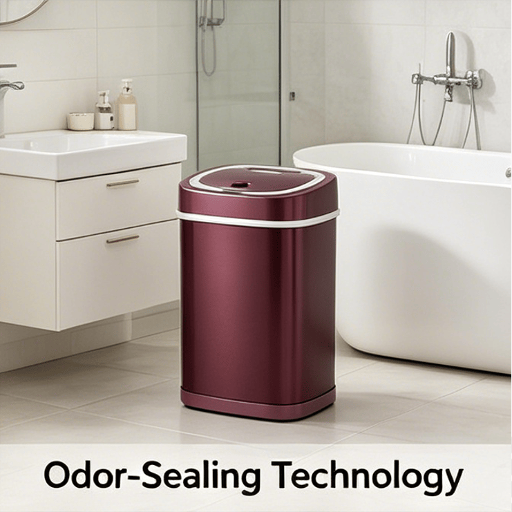 Touch-Free Automatic Sensor Trash Can for Indoor Spaces
