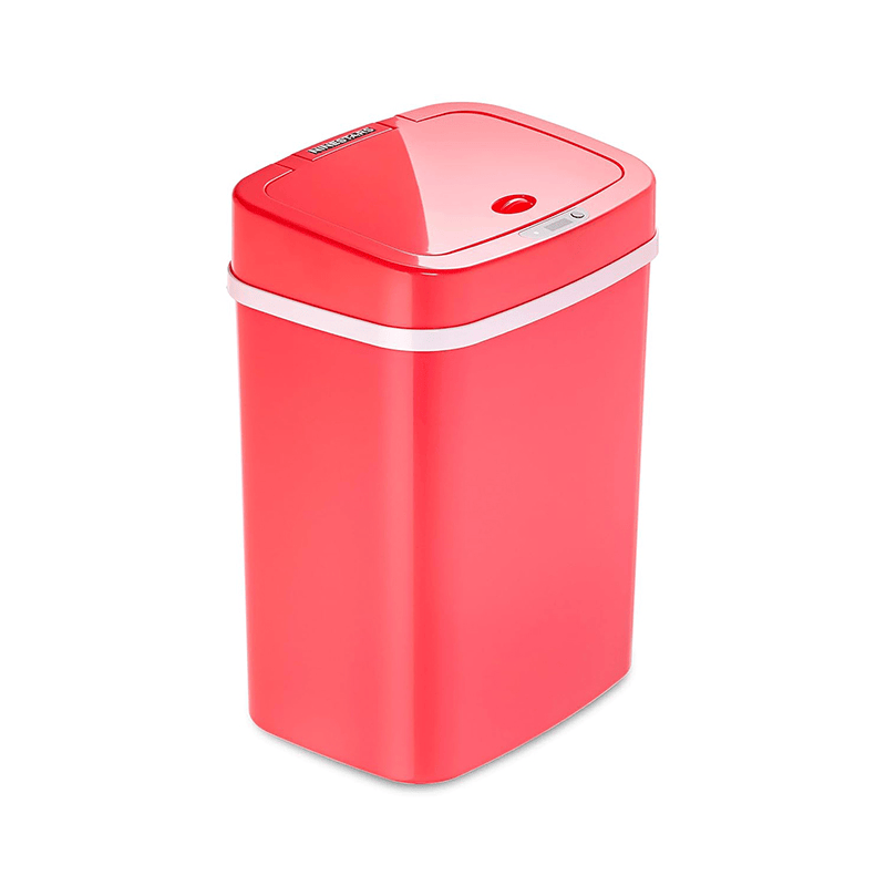 Touchless Automatic Sensor Trash Can - Rectangular Waste Bin with Sealing Ring for Home Office