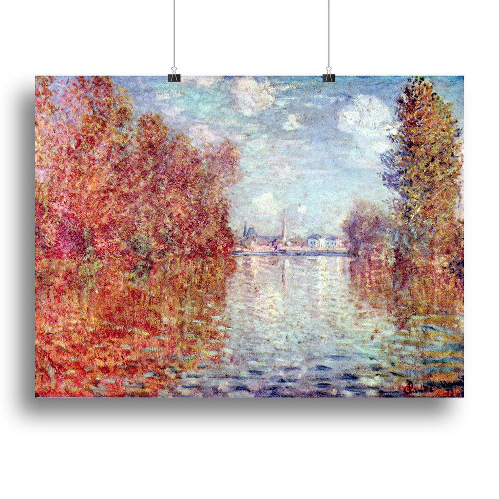 Monet Autumn in Argenteuil Wall Art