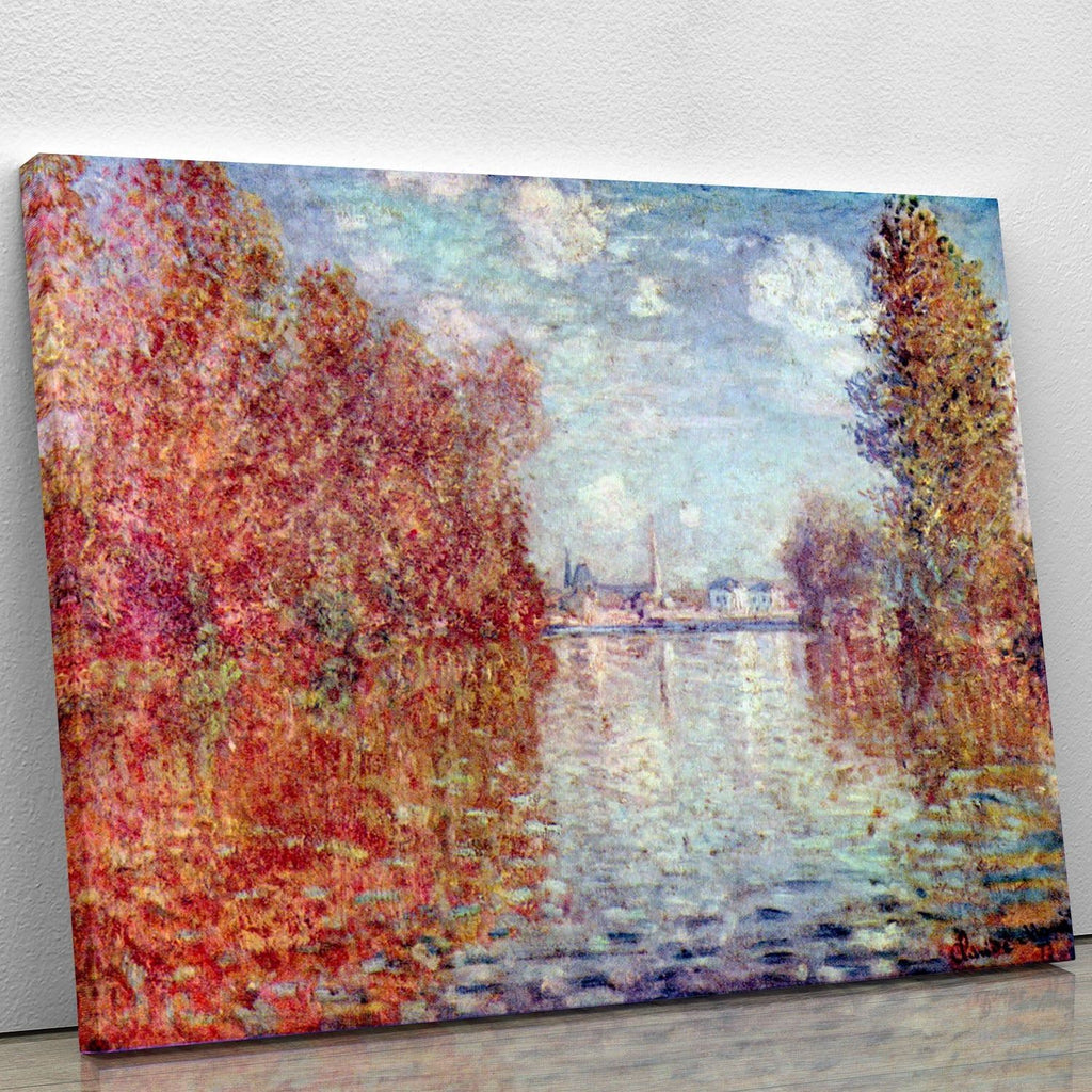 Monet Autumn in Argenteuil Wall Art