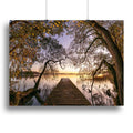 Autumn Pier Wall Art Print or Poster