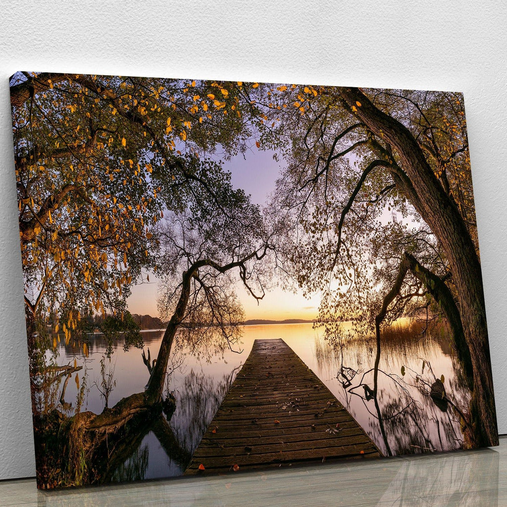 Autumn Pier Wall Art Print or Poster