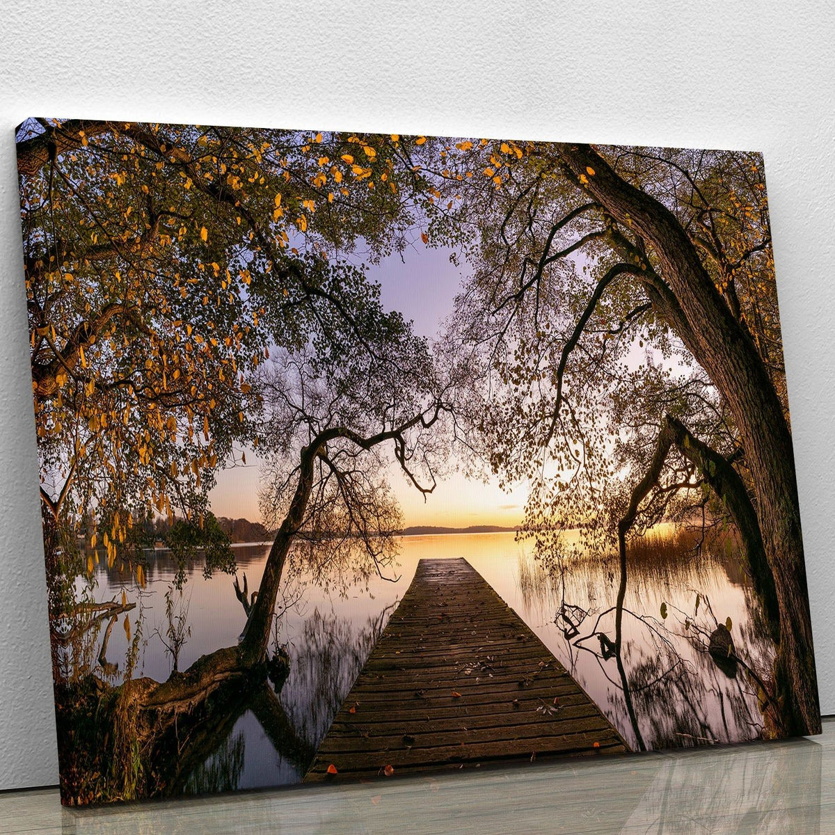 Autumn Pier Wall Art Print or Poster