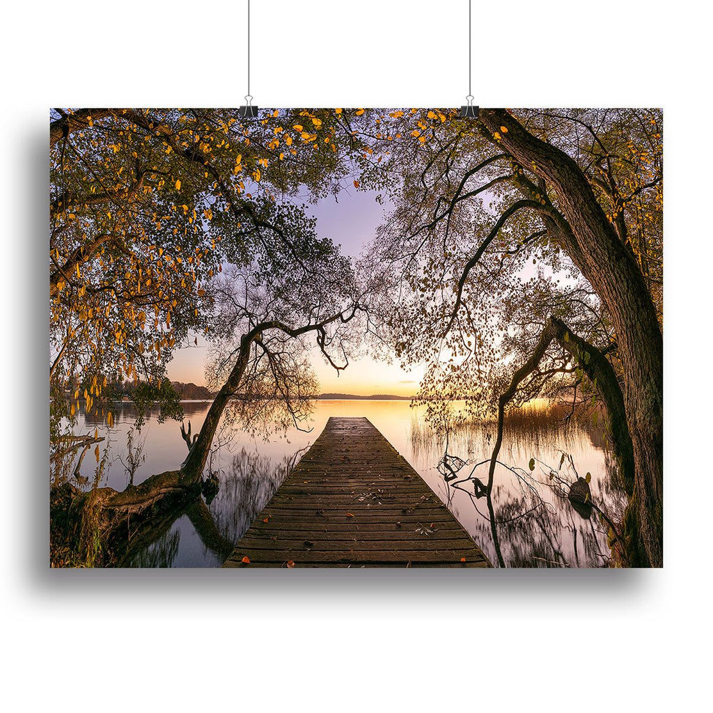 Autumn Pier Wall Art Print or Poster