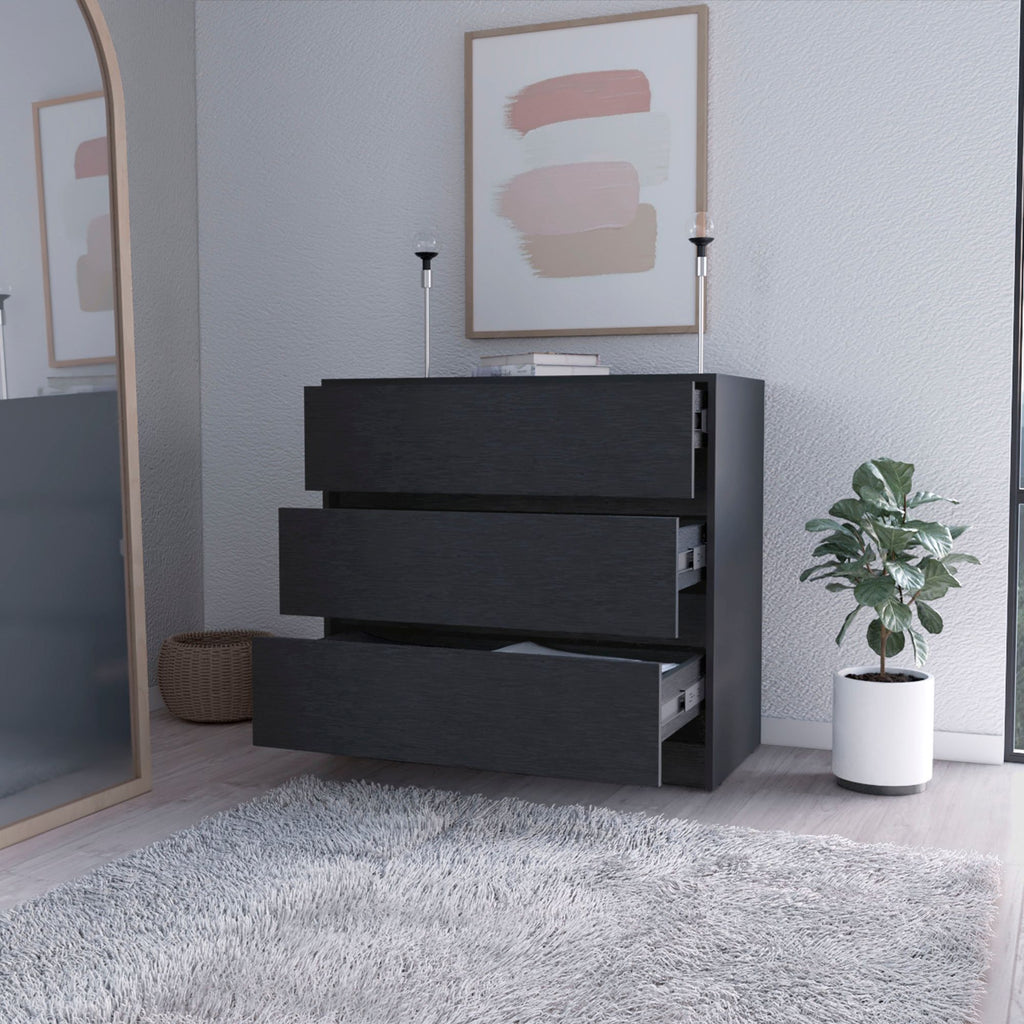 Avra Three-Drawer Dresser with Display Top