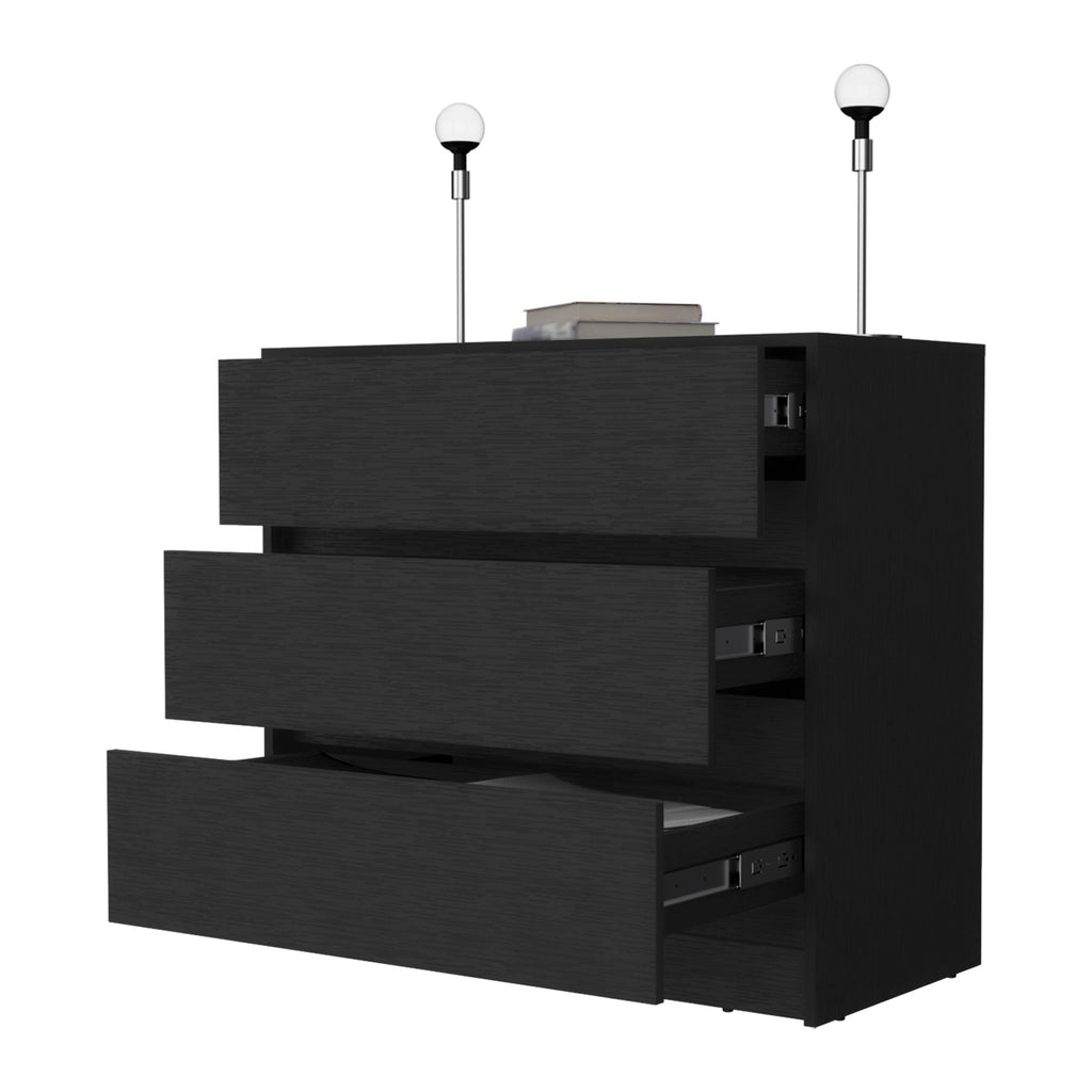 Avra Three-Drawer Dresser with Display Top
