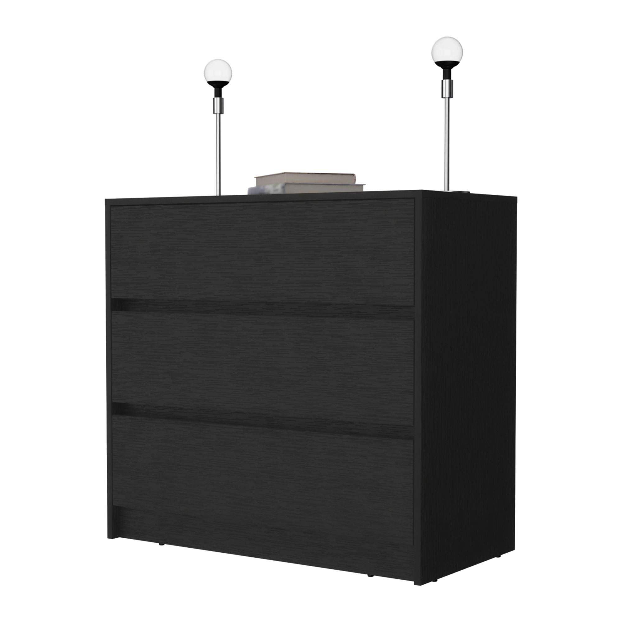 Avra Three-Drawer Dresser with Display Top