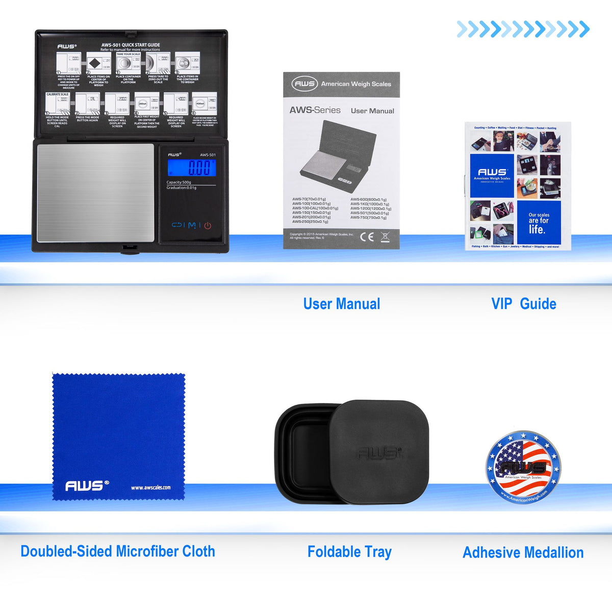 AWS-501 Multifunctional Digital Pocket Scale