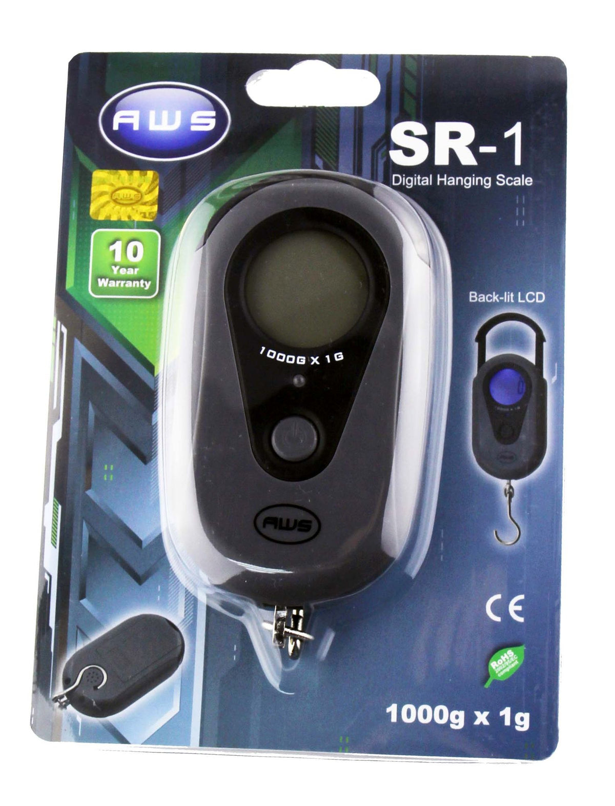 AWS SR1KG Digital Hanging Scale