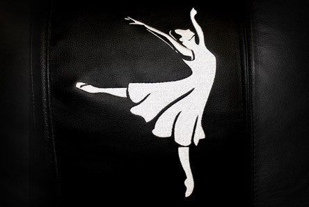Ballerina Arabesque Embroidered Zipchair Panel