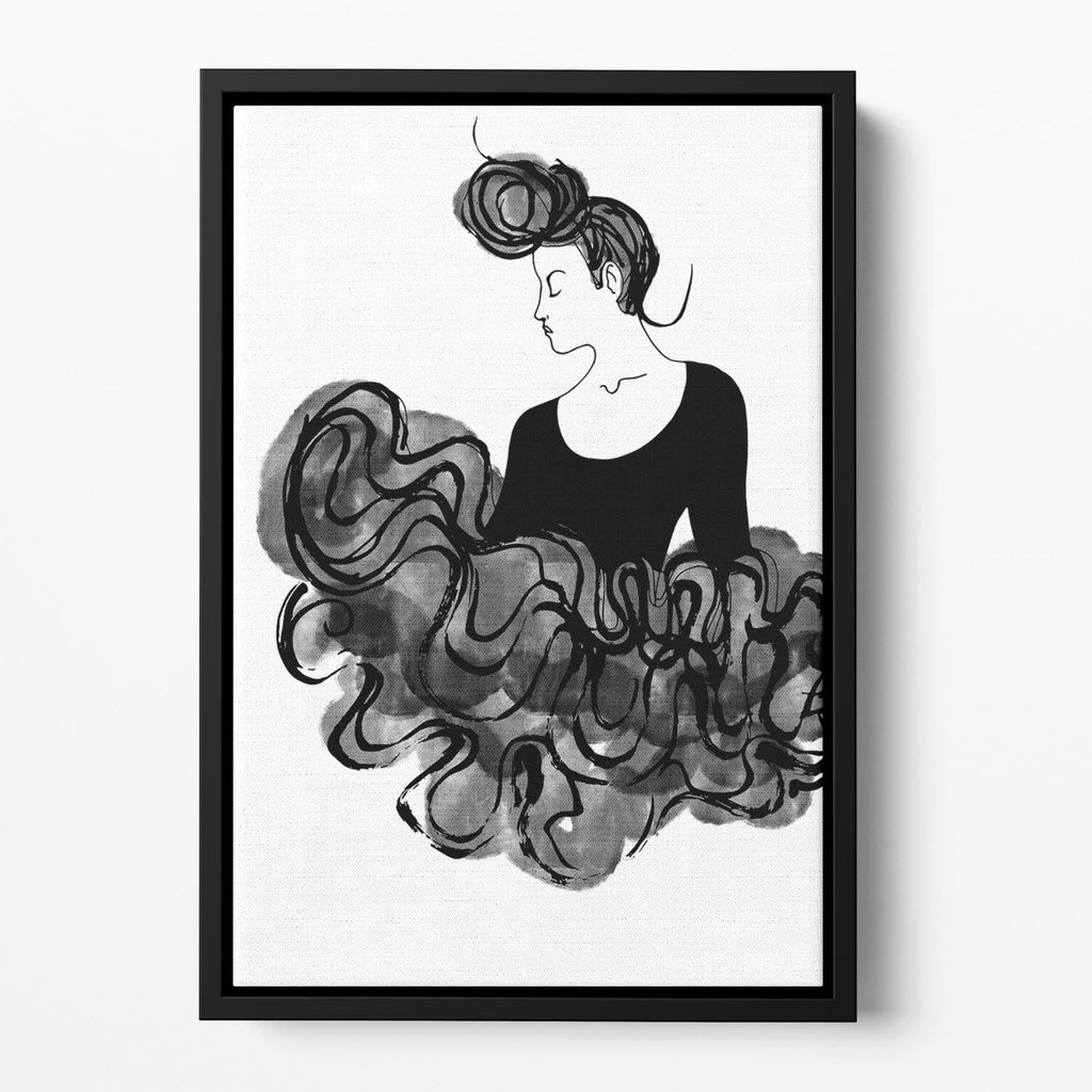 Ballerina Floating Framed Wall Art