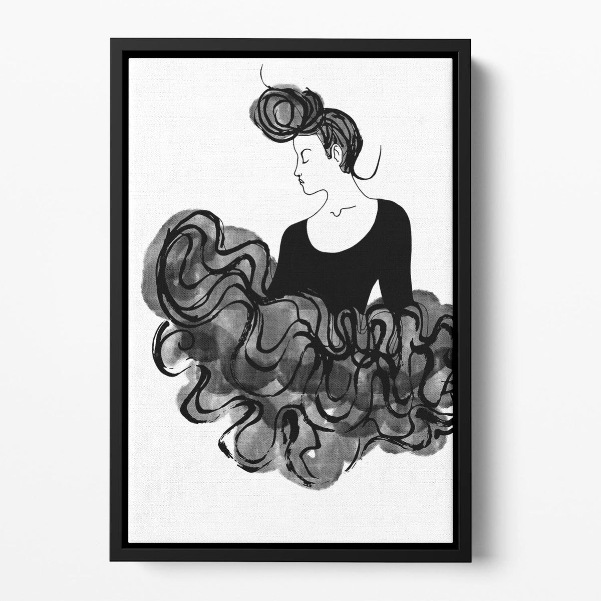 Ballerina Floating Framed Wall Art