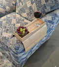Sofa Armrest Tray with Cup Holder – Foldable & Anti-Slip