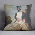 Banksy Gimp-Masked Woman Statement Cushion