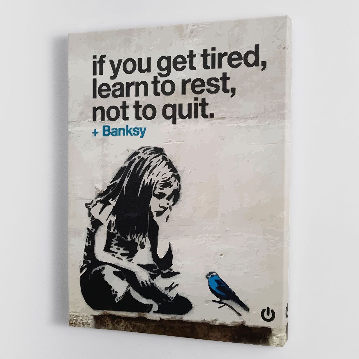 Banksy “If You Get Tired” Wall Art