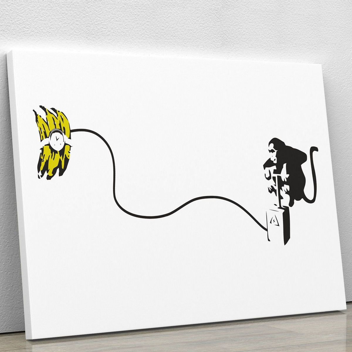 Banksy Monkey Banana Bomb Print or Poster