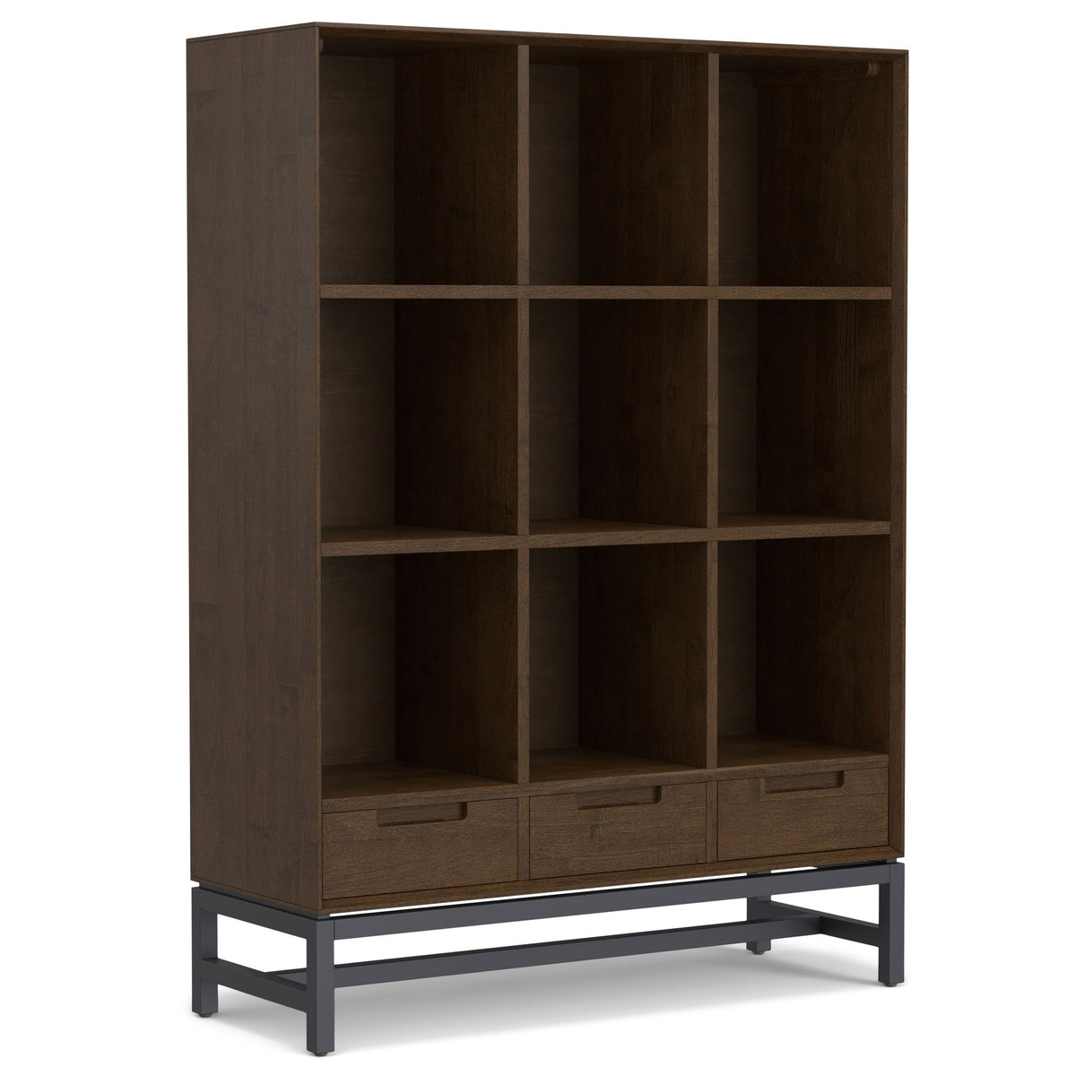 Banting Nine-Cube Bookcase with Three Lower Drawers