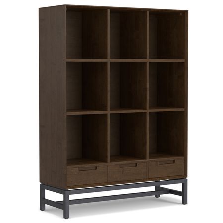 Banting Nine-Cube Bookcase with Three Lower Drawers