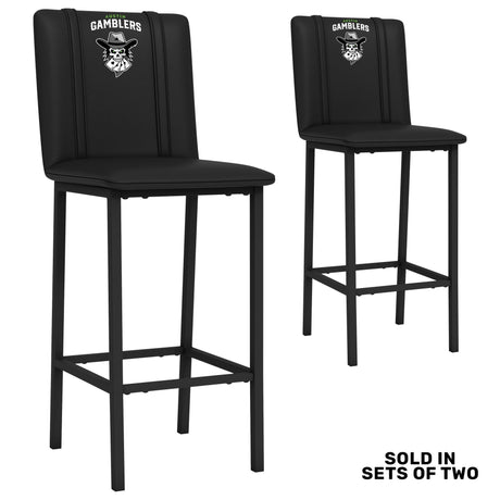 Austin Gamblers Logo Bar Stool Pair