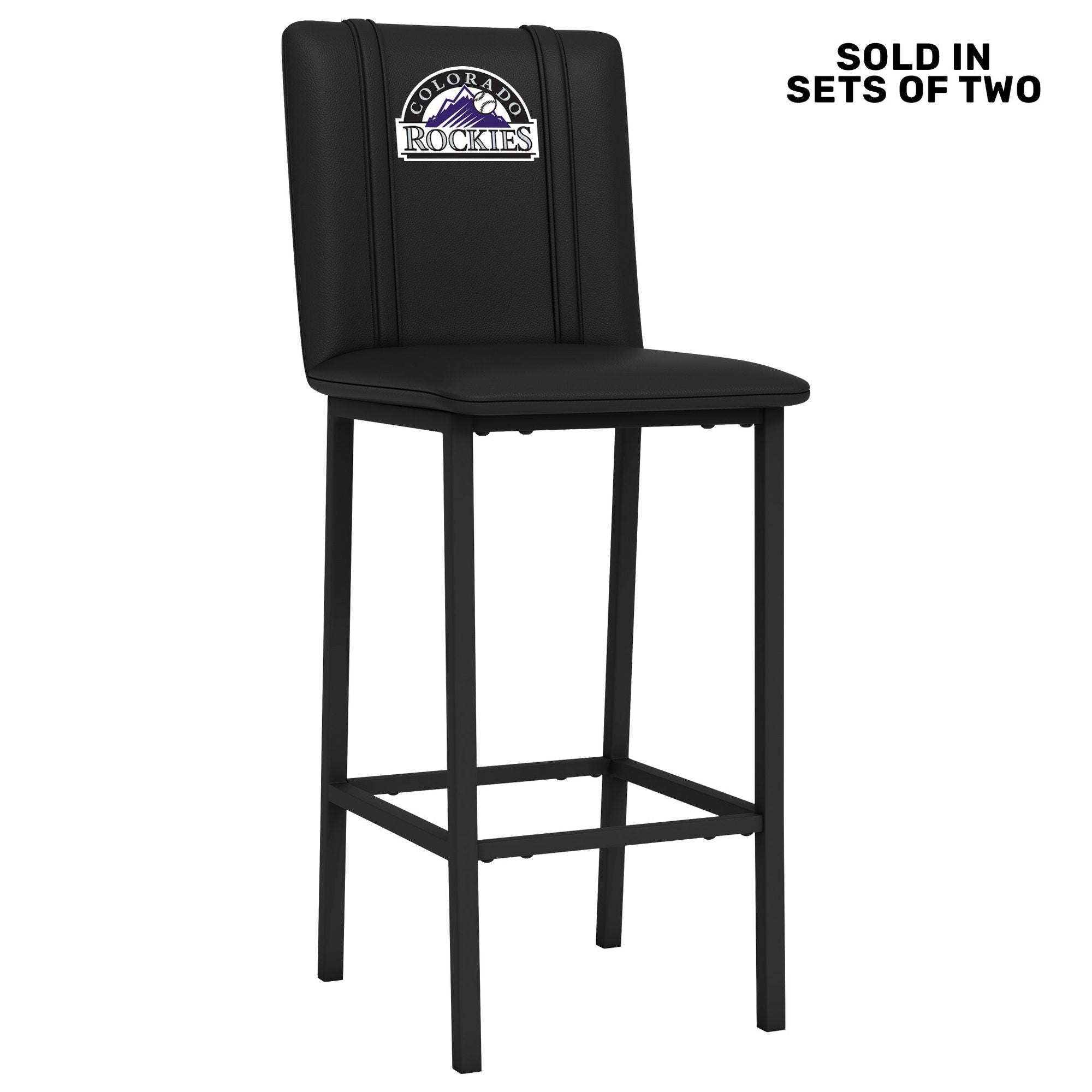 Colorado Rockies Bar Stool Set of 2 for Fan Cave or Home Bar