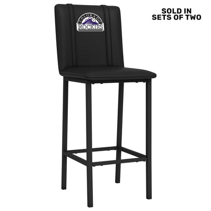 Colorado Rockies Bar Stool Set of 2 for Fan Cave or Home Bar
