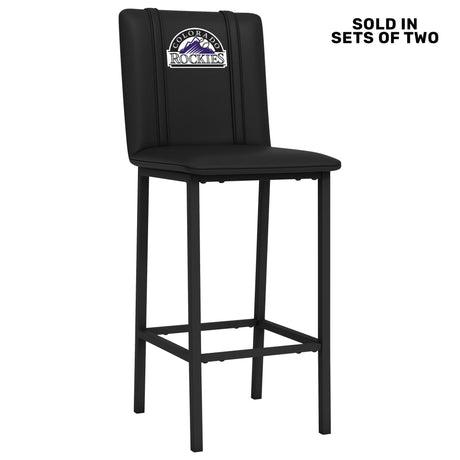 Colorado Rockies Bar Stool Set of 2 for Fan Cave or Home Bar