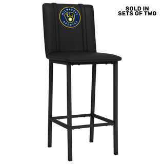 Milwaukee Brewers Bar Stool 500 Set of 2 – Fan Cave Seating