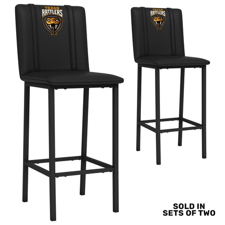 Texas Rattlers Logo Bar Stools, Set of Two