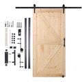 Paneled Sliding Barn Door and Hardware Kit