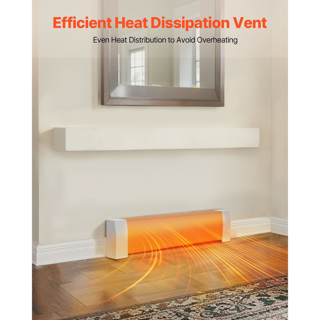 White Vented Baseboard Heater Replacement Cover