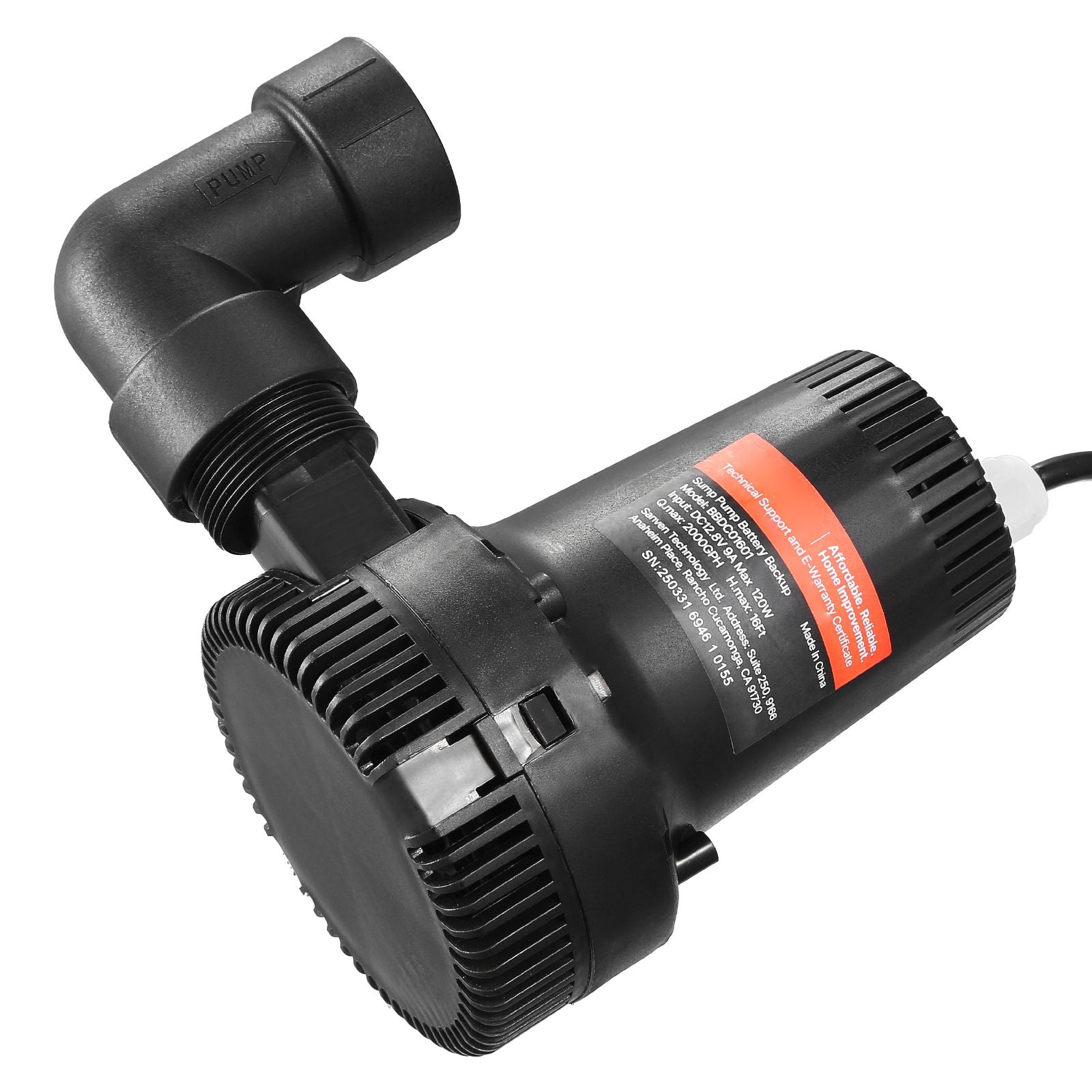 Automatic Basement Backup Sump Pump System