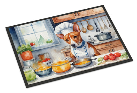 Basenji The Chef Indoor-Outdoor Doormat