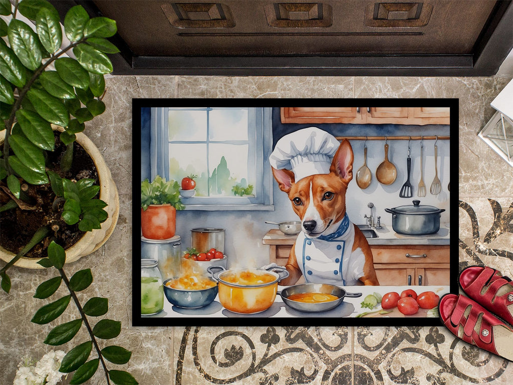 Basenji The Chef Indoor-Outdoor Doormat