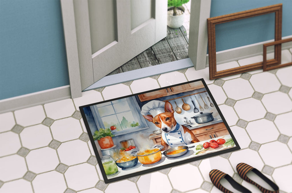 Basenji The Chef Indoor-Outdoor Doormat