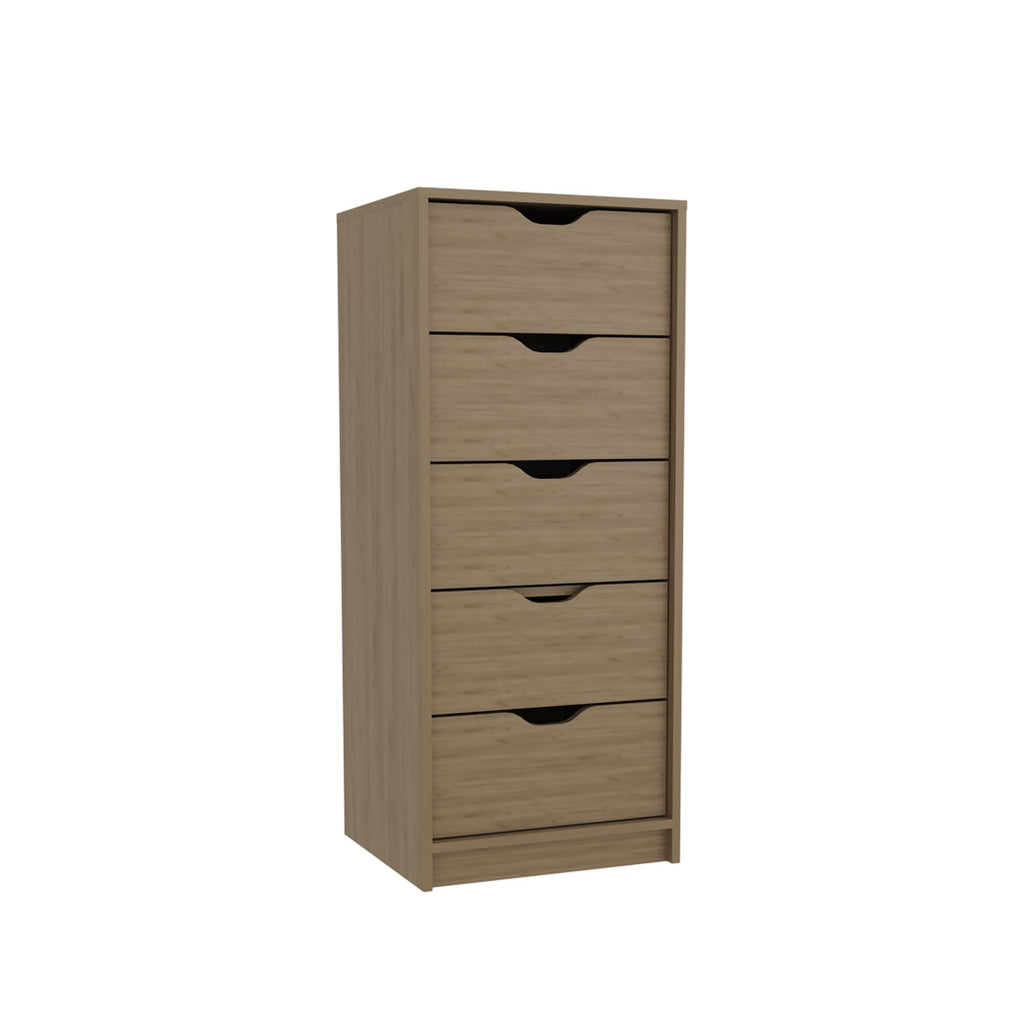 Basilea Tall Narrow Five-Drawer Dresser