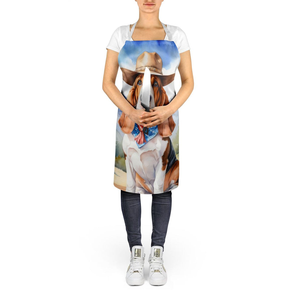 Basset Hound Cowboy Welcome Bib Apron