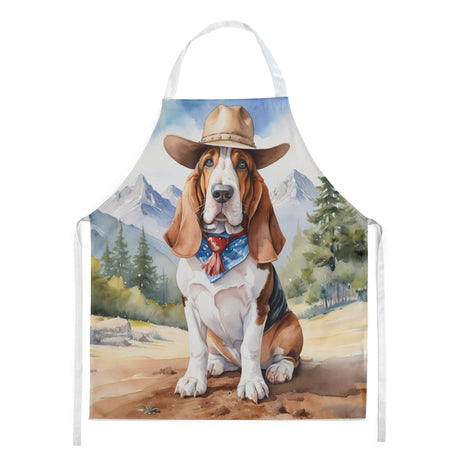 Basset Hound Cowboy Welcome Bib Apron