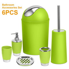 Coordinated Bathroom Accessory Ensemble